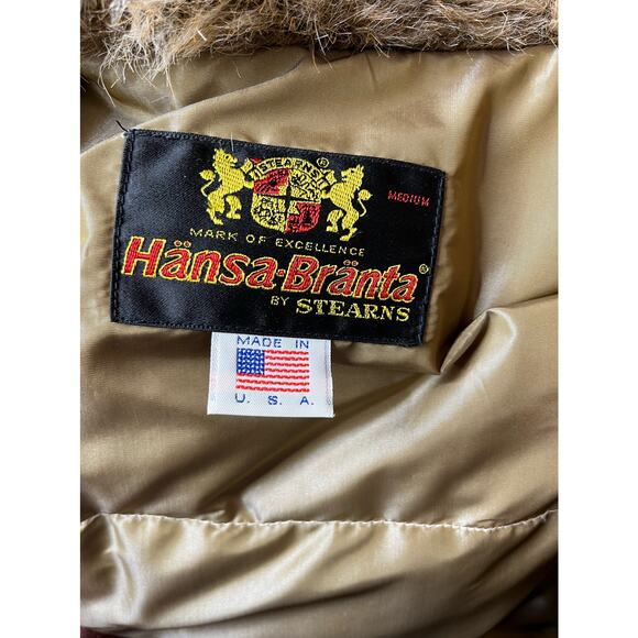 Vintage Hansa-Branta by Stearns Vegan Faux Fur Down Coat - Picture 4 of 6